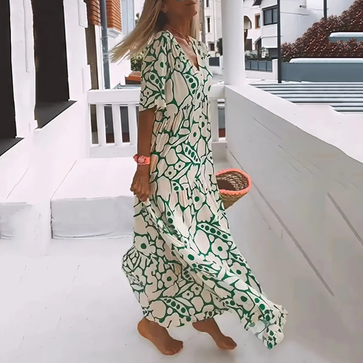 La Scintilla | Maxi Jurk Natuurlijke Elegant