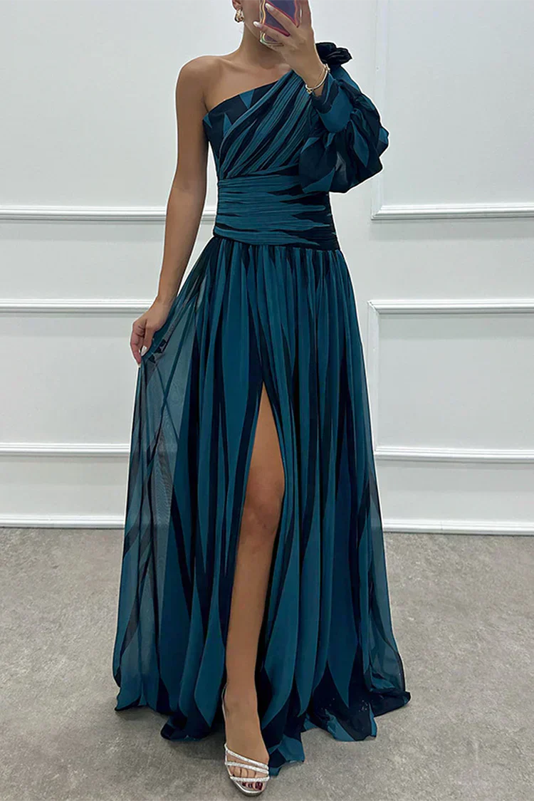 Hazel™ | Elegante Maxi Jurk met Schouder Ontblotend