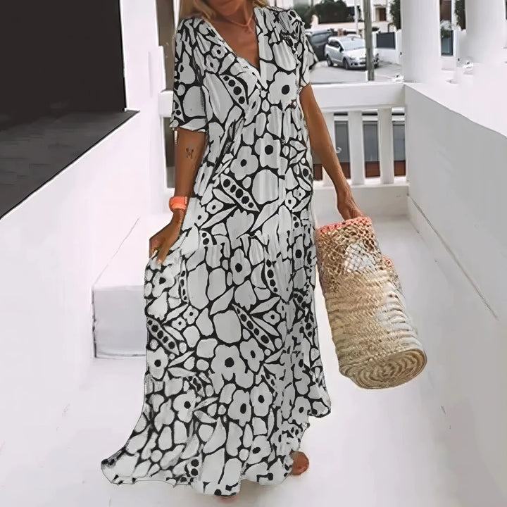 La Scintilla | Maxi Jurk Natuurlijke Elegant