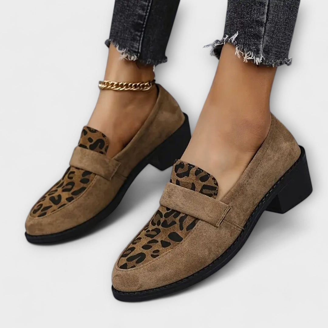 Aurora | Elegante dameschoenen met luipaardprint