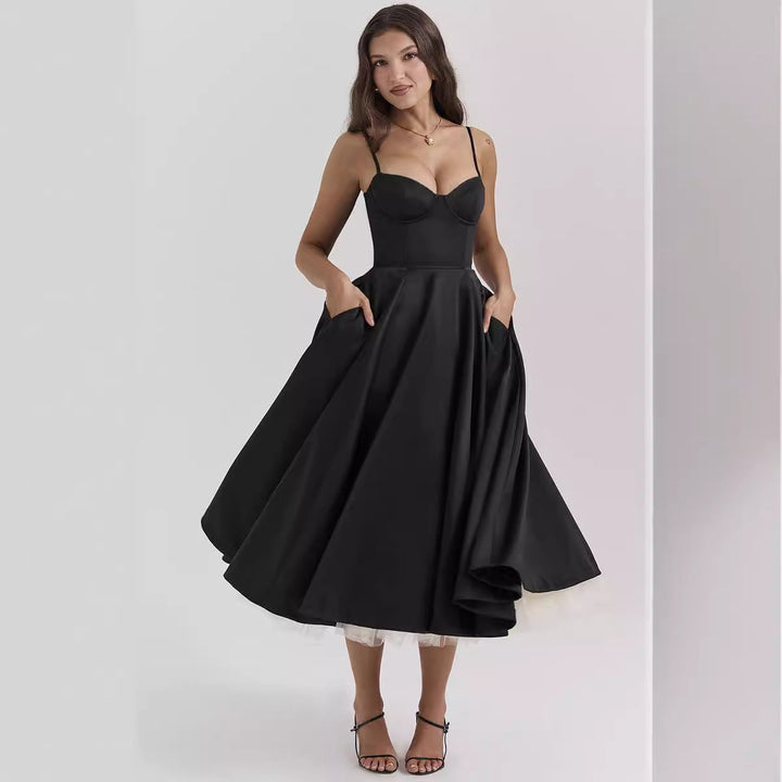 YLIANA | Romantische Zomer Midi Jurk