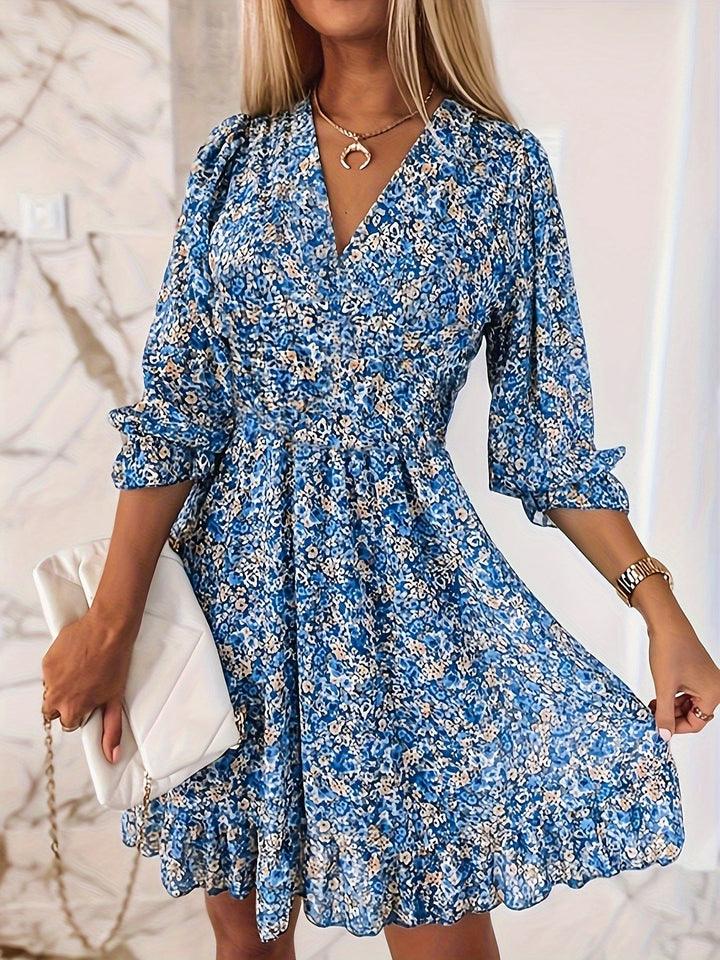 Nissia™ | Mini Jurk met Bloemenprint