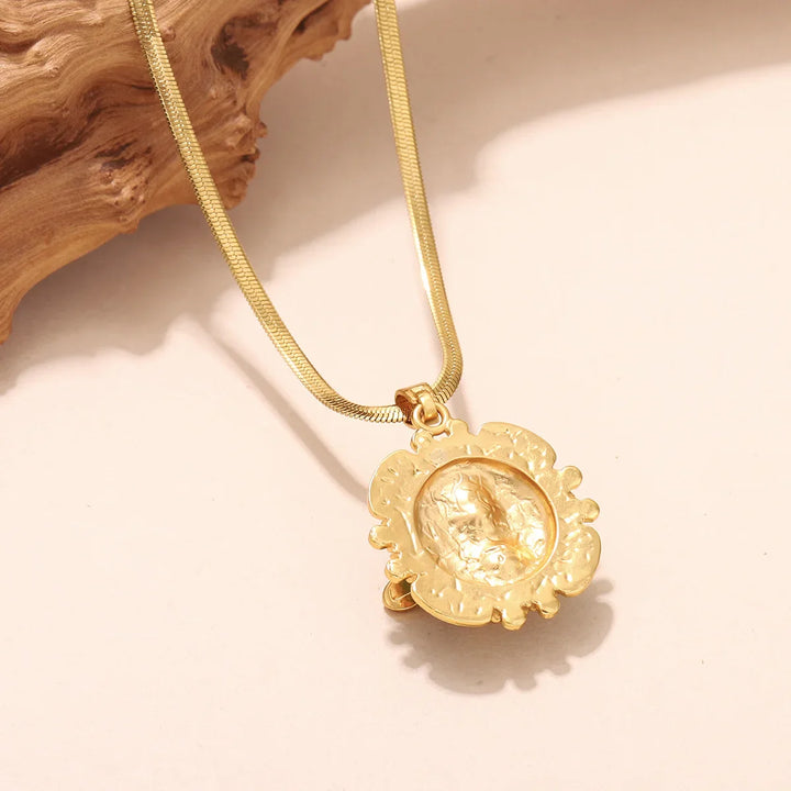 Chique Gouden Turquoise Bijenhanger Ketting