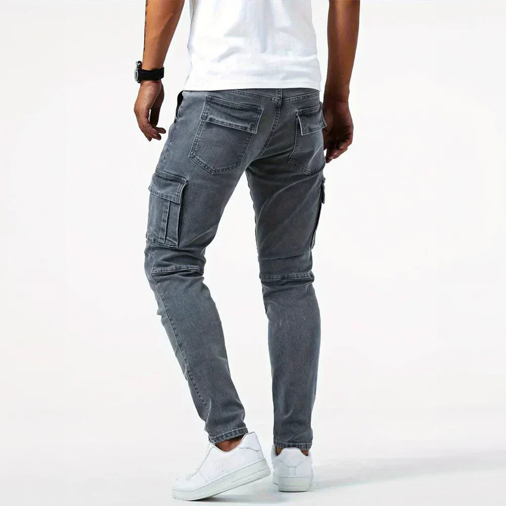 ALEX™ | ELASTISCHE CARGO JEANS