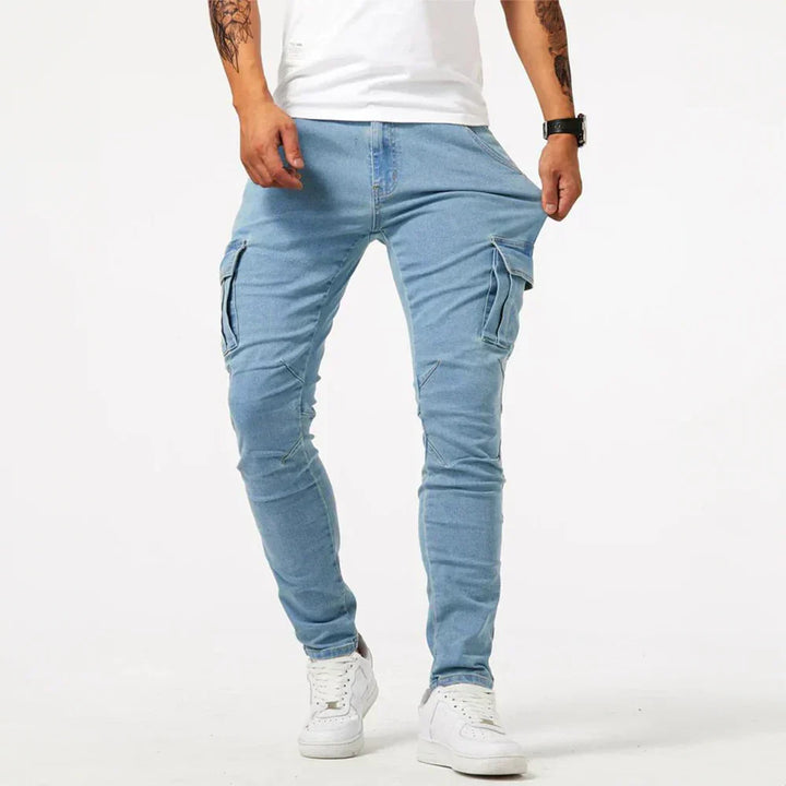 ALEX™ | ELASTISCHE CARGO JEANS