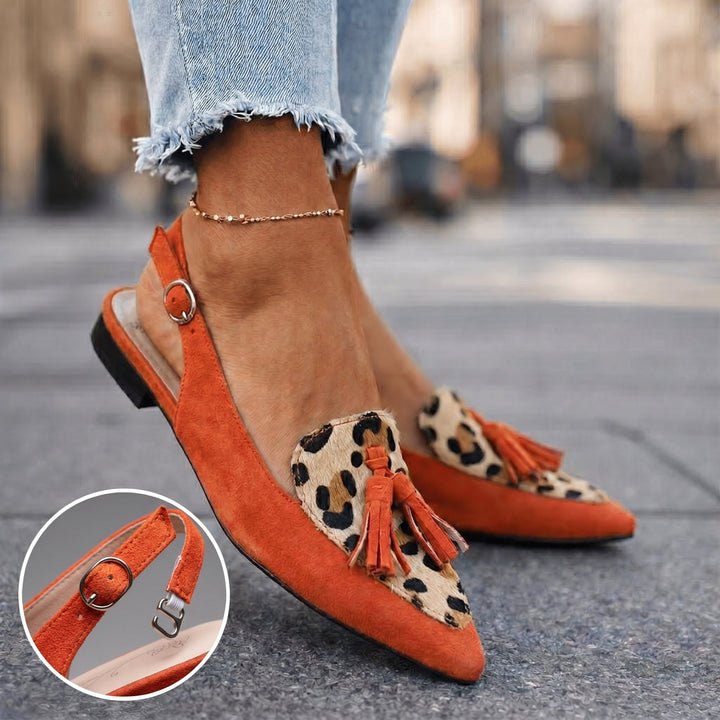 Lorena sandalen met bandjes en kwastjes