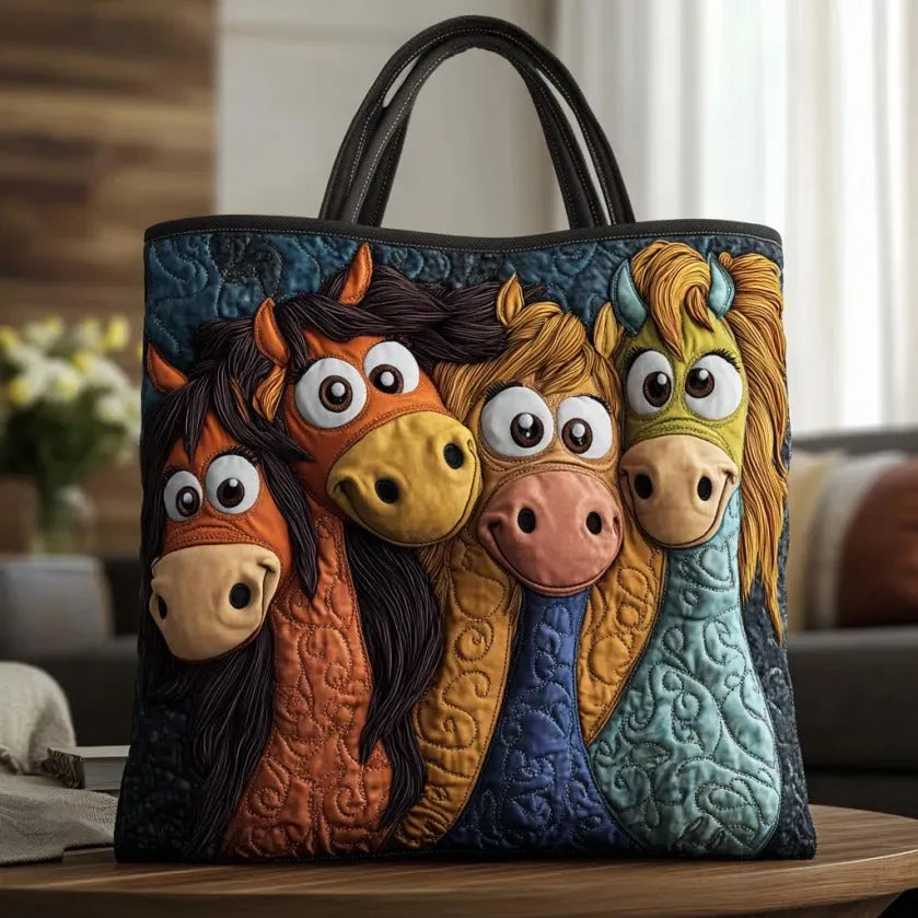 Handgemaakte tas - Speelse Pony