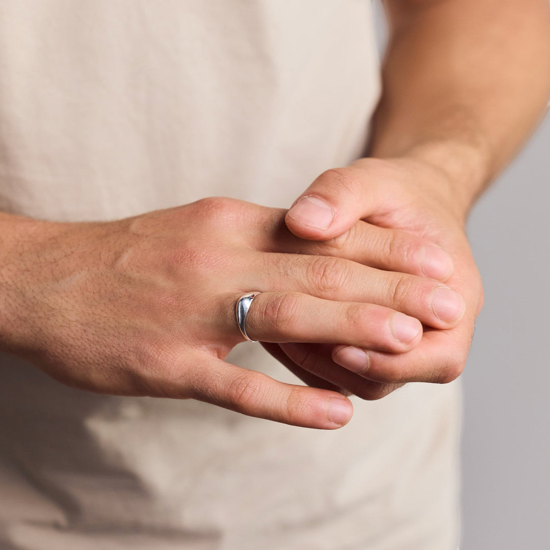 Zierlijke Ring Berg, Heuvel van 925 Sterling Zilver handgemaakt