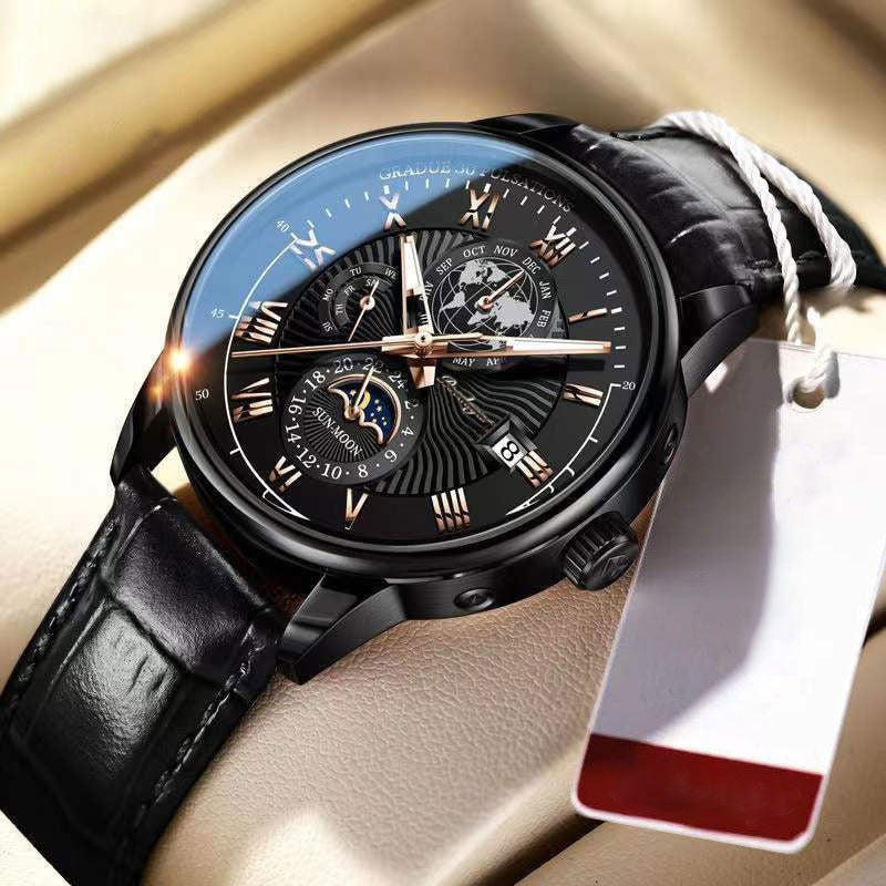 Stijlvolle Luxe Licht Kwarts Horloge