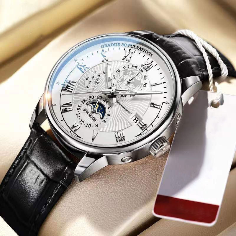 Stijlvolle Luxe Licht Kwarts Horloge