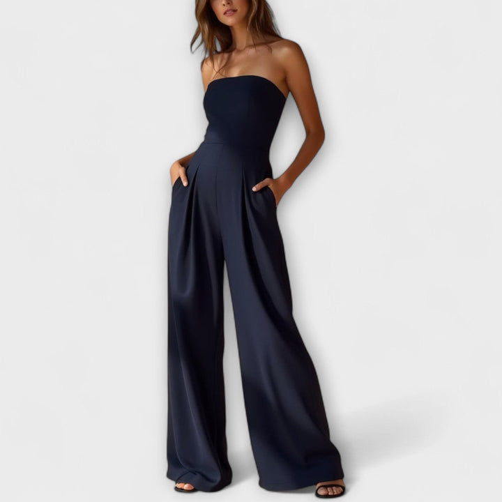 Kiora™ | Elegante strapless jumpsuit