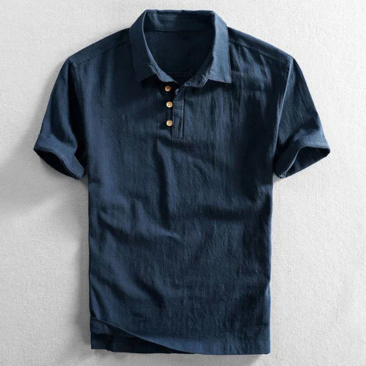 Genji - Heren Korte Mouwen Shirt in Japanse Stijl