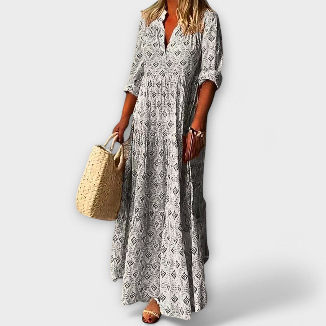 Sera - Elegante en comfortabele maxi jurk voor de lente