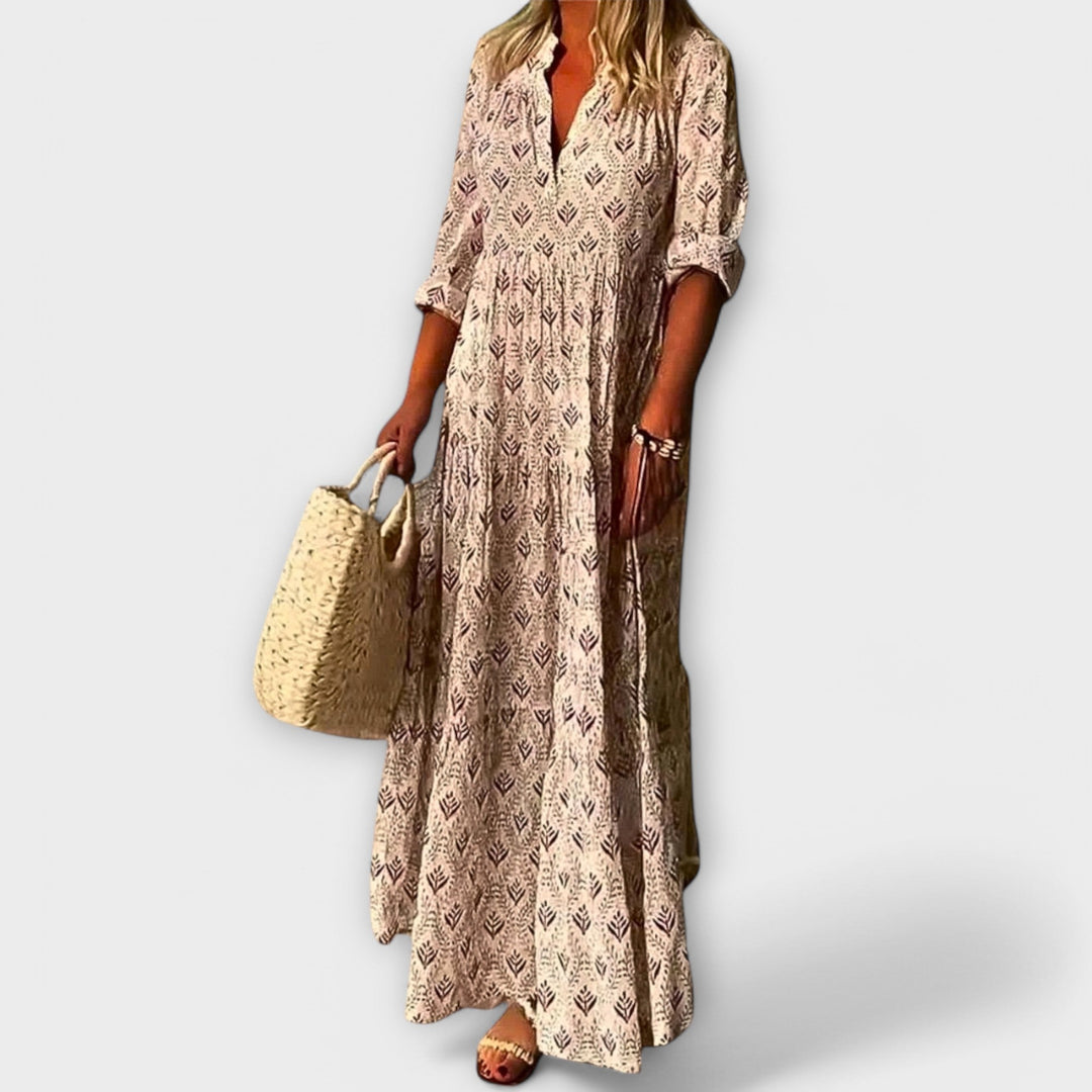 Sera - Elegante en comfortabele maxi jurk voor de lente