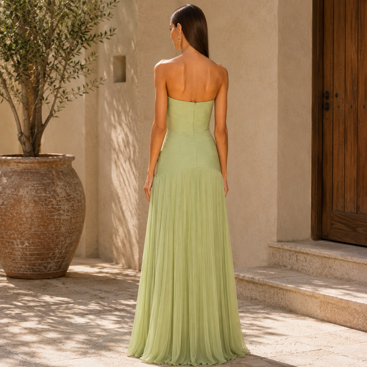 Almudena™│Jurk met off-shoulder ontwerp