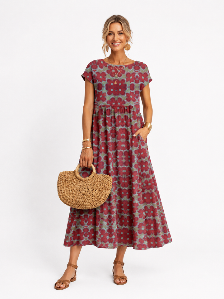 Florene | Korte Mouwen Zomerjurk