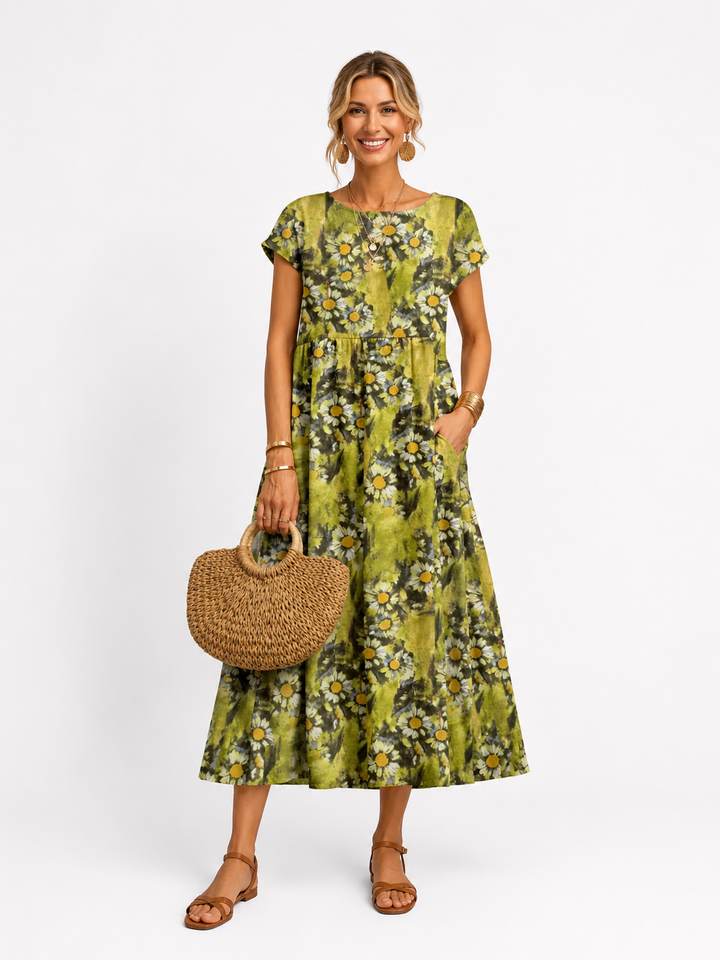 Florene | Korte Mouwen Zomerjurk