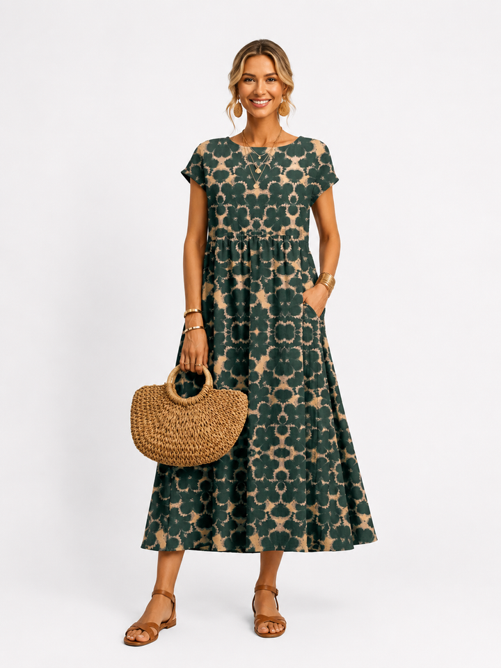 Florene | Korte Mouwen Zomerjurk