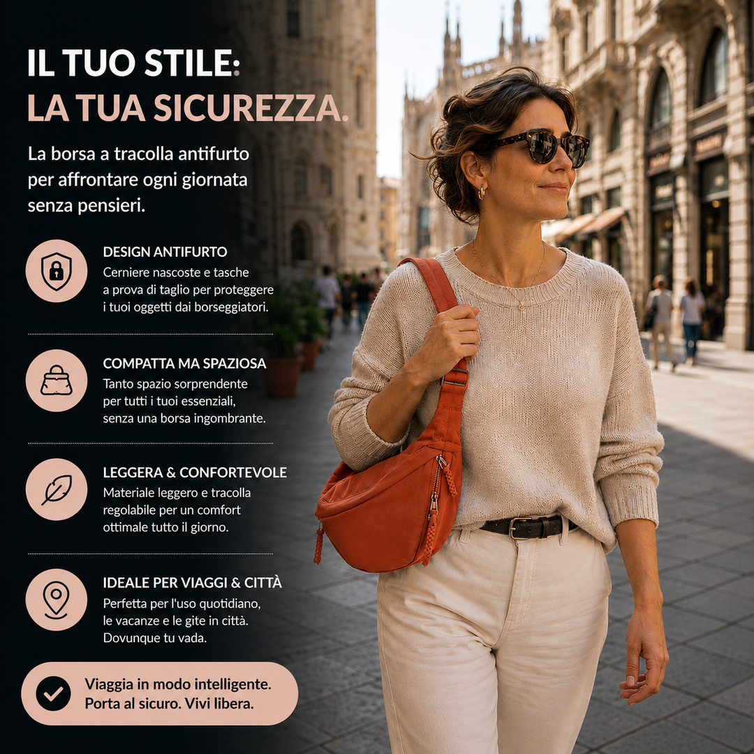Gioia | Oranje Schoudertas