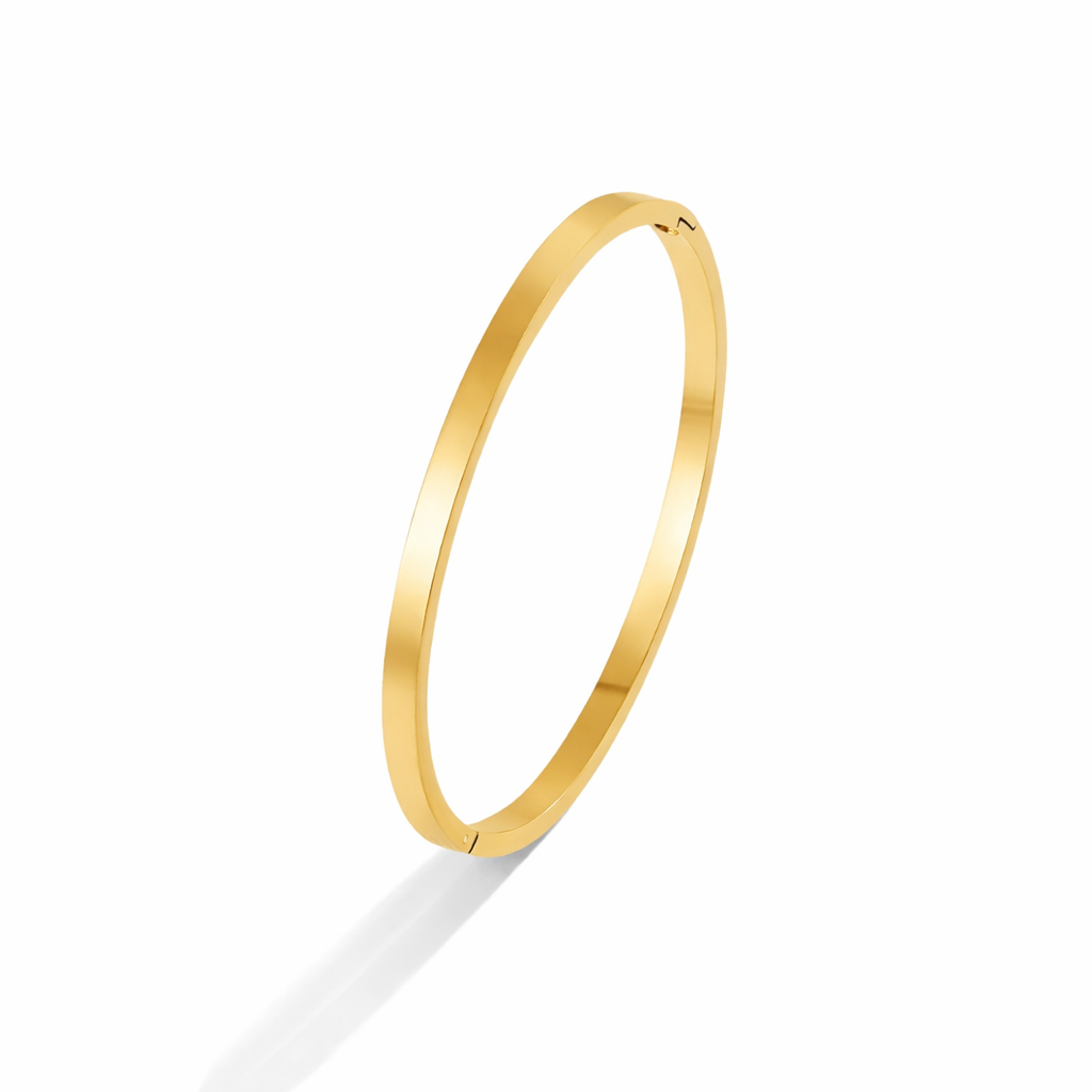 Gouden rigide armband Lilah