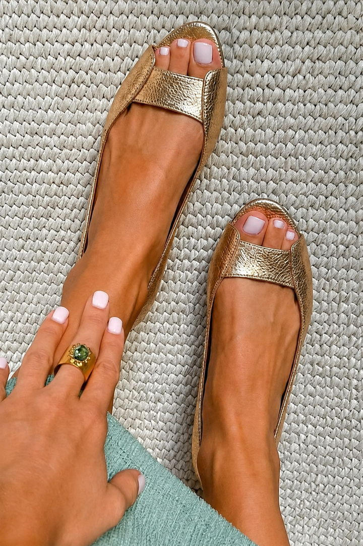 Adelina | Elegante Gouden Comfortsandalen