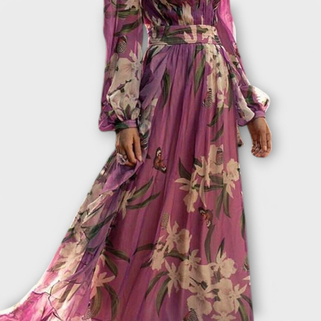 Elegante maxi-jurk van hoge kwaliteit