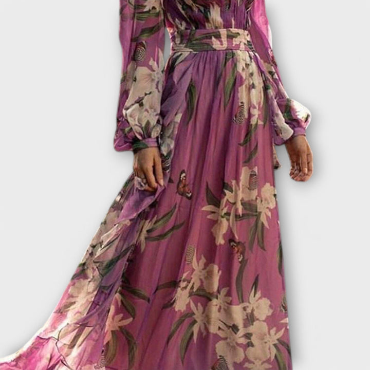 Elegante maxi-jurk van hoge kwaliteit