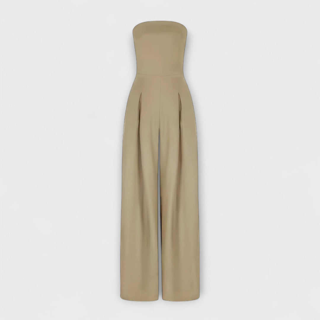 Kiora™ | Elegante strapless jumpsuit