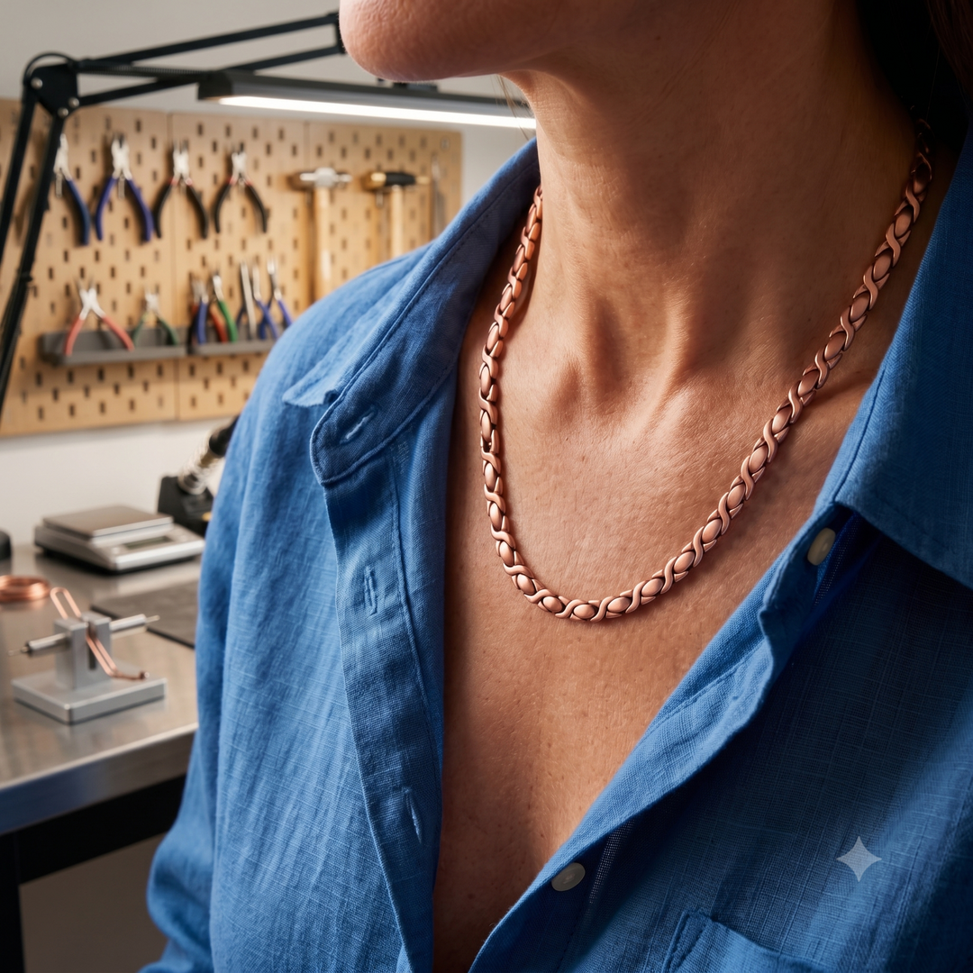 Koper Cedar Ketting van Éliane