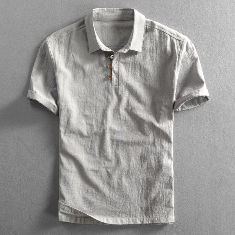Genji - Heren Korte Mouwen Shirt in Japanse Stijl