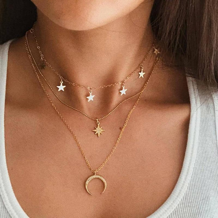 Luna | Elegante gouden ketting met een delicaat maanmotief
