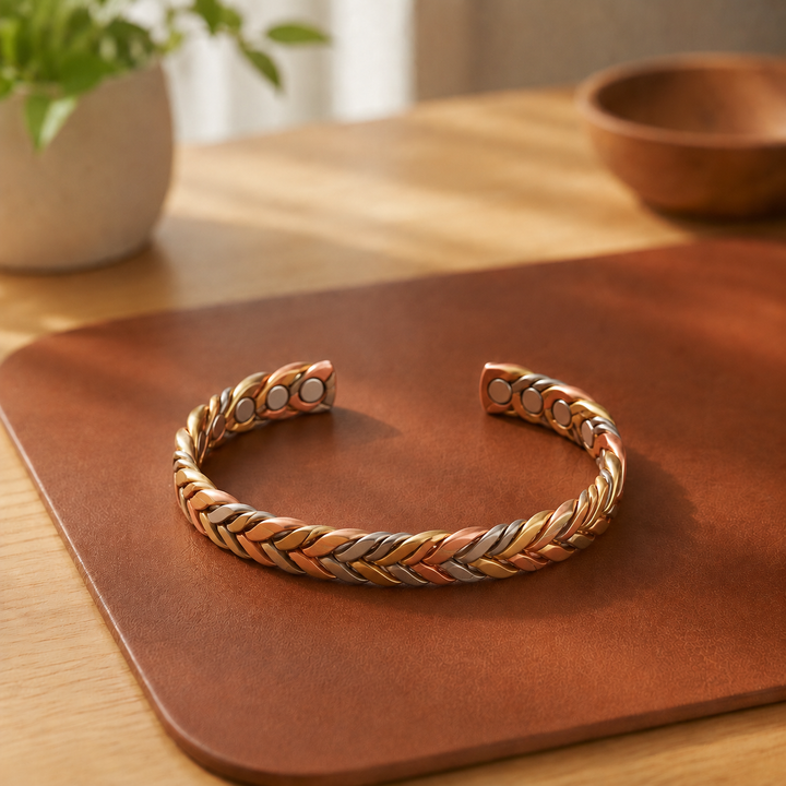 Koperen Stone Armband van Éliane