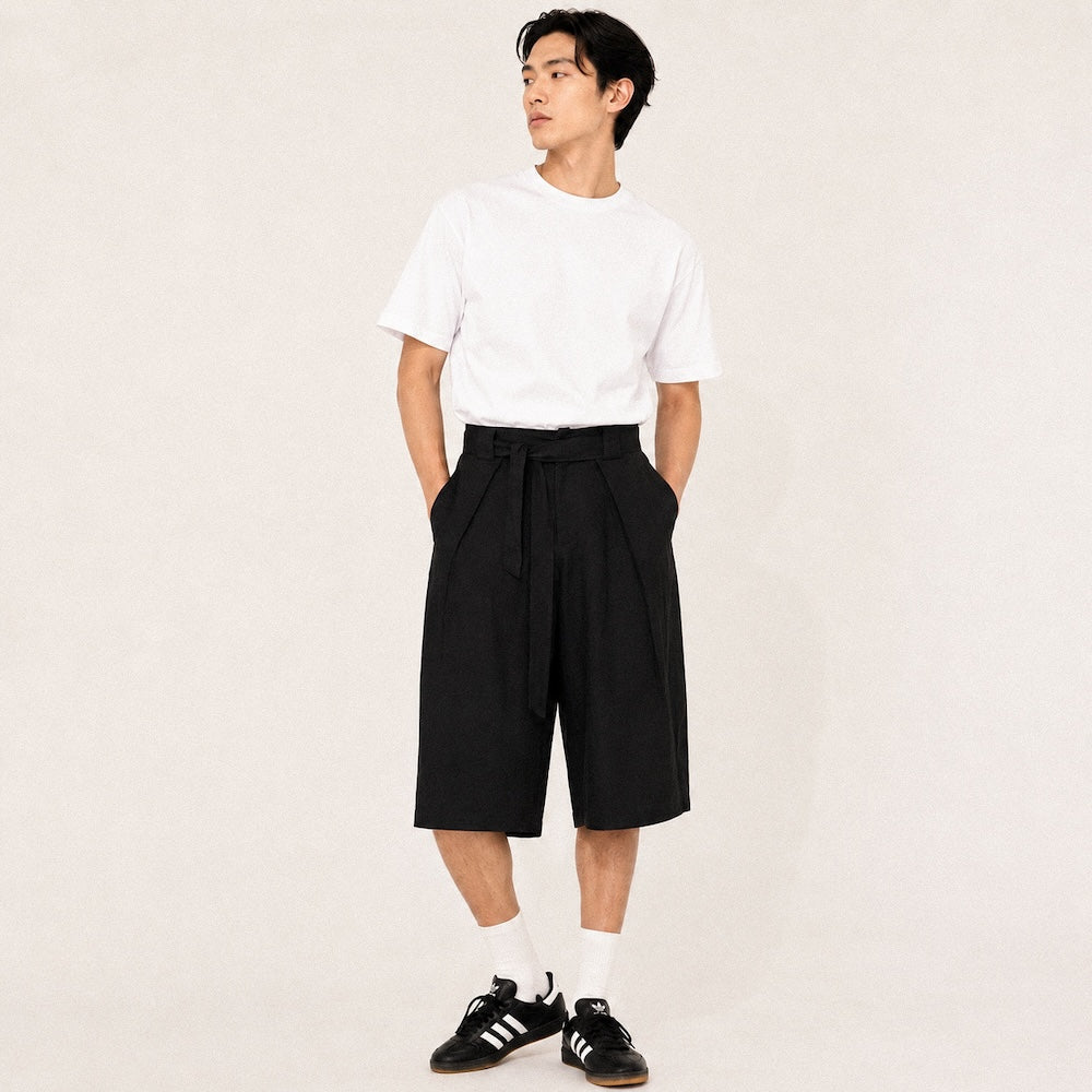 Kaze - Japanse Plissé Shorts
