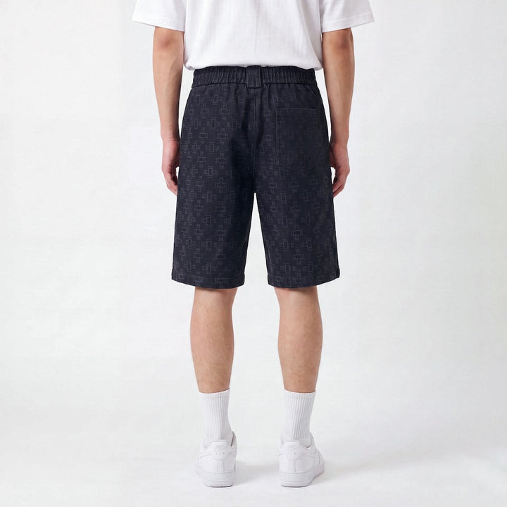 Sashi - Japanse Bermuda met Sashiko Print