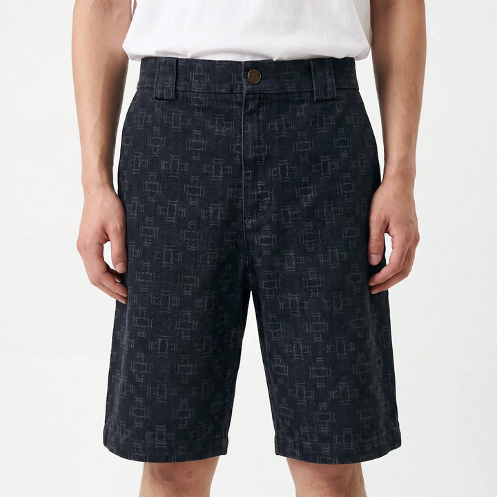 Sashi - Japanse Bermuda met Sashiko Print