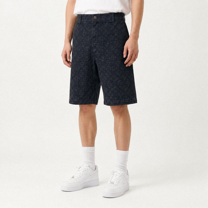 Sashi - Japanse Bermuda met Sashiko Print