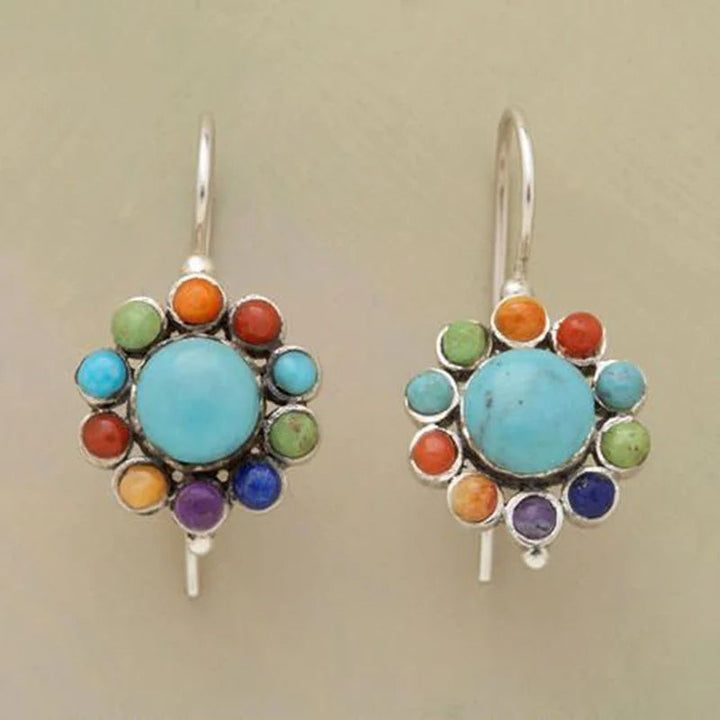 Chique Multi-Kleurige Turquoise Oorbellen