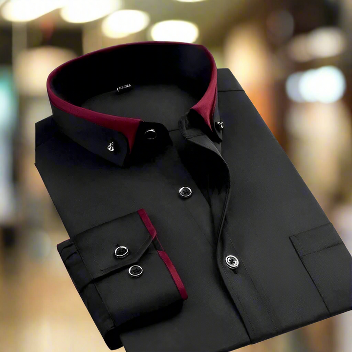 David™ | Klassiek Shirt - Lange Mouwen
