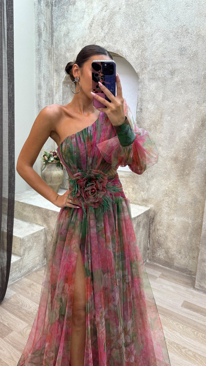 La Scintilla | Jurk Elegante Bloemen