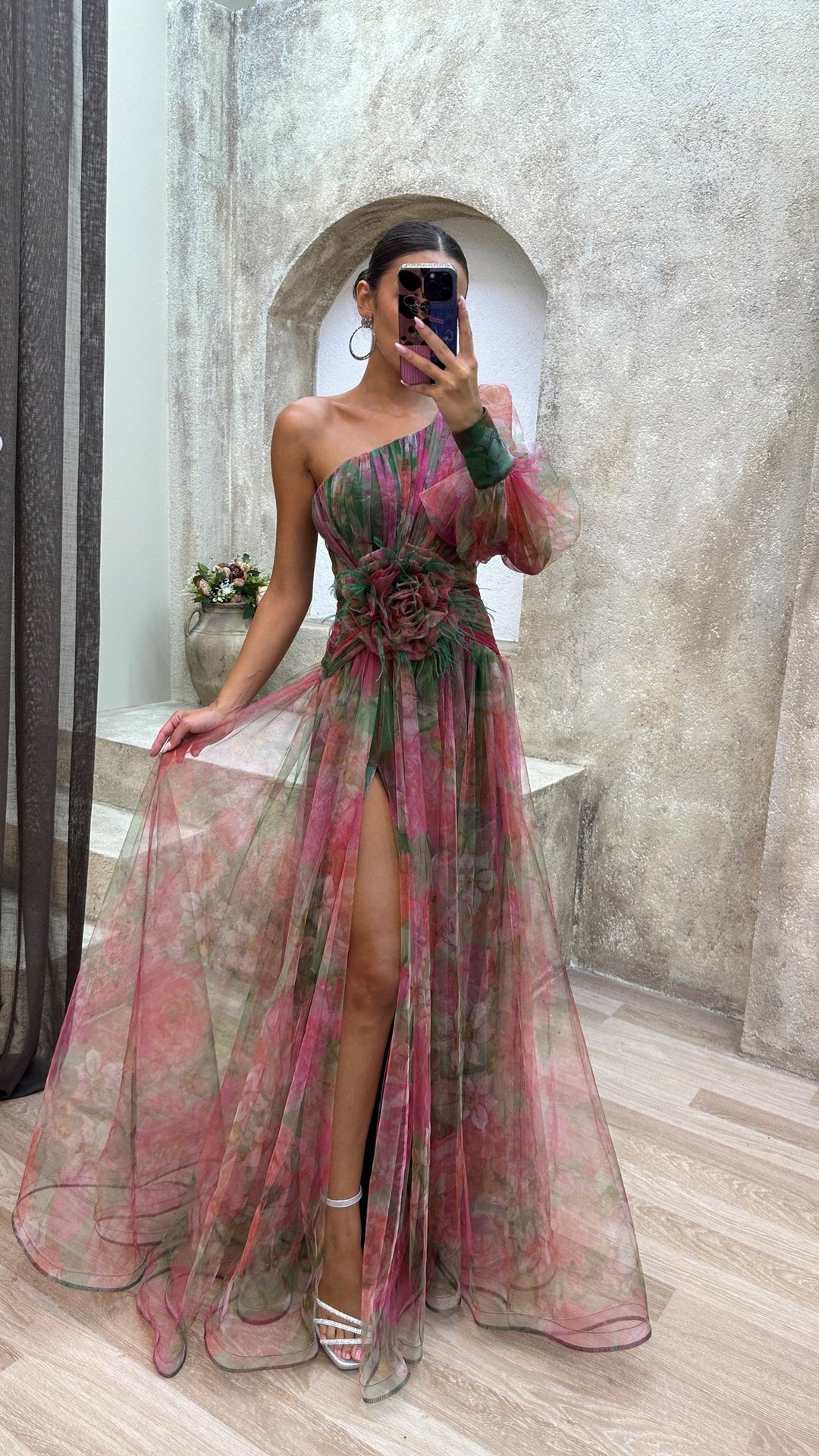 La Scintilla | Jurk Elegante Bloemen