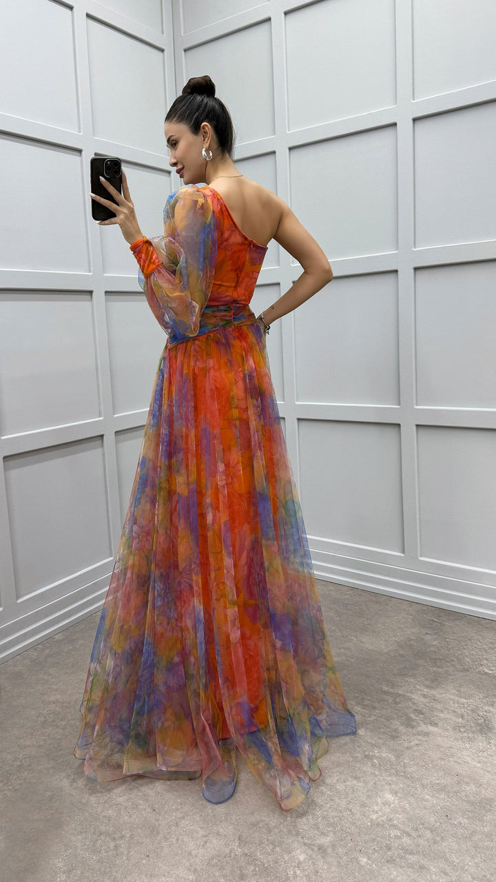 La Scintilla | Jurk Elegante Bloemen