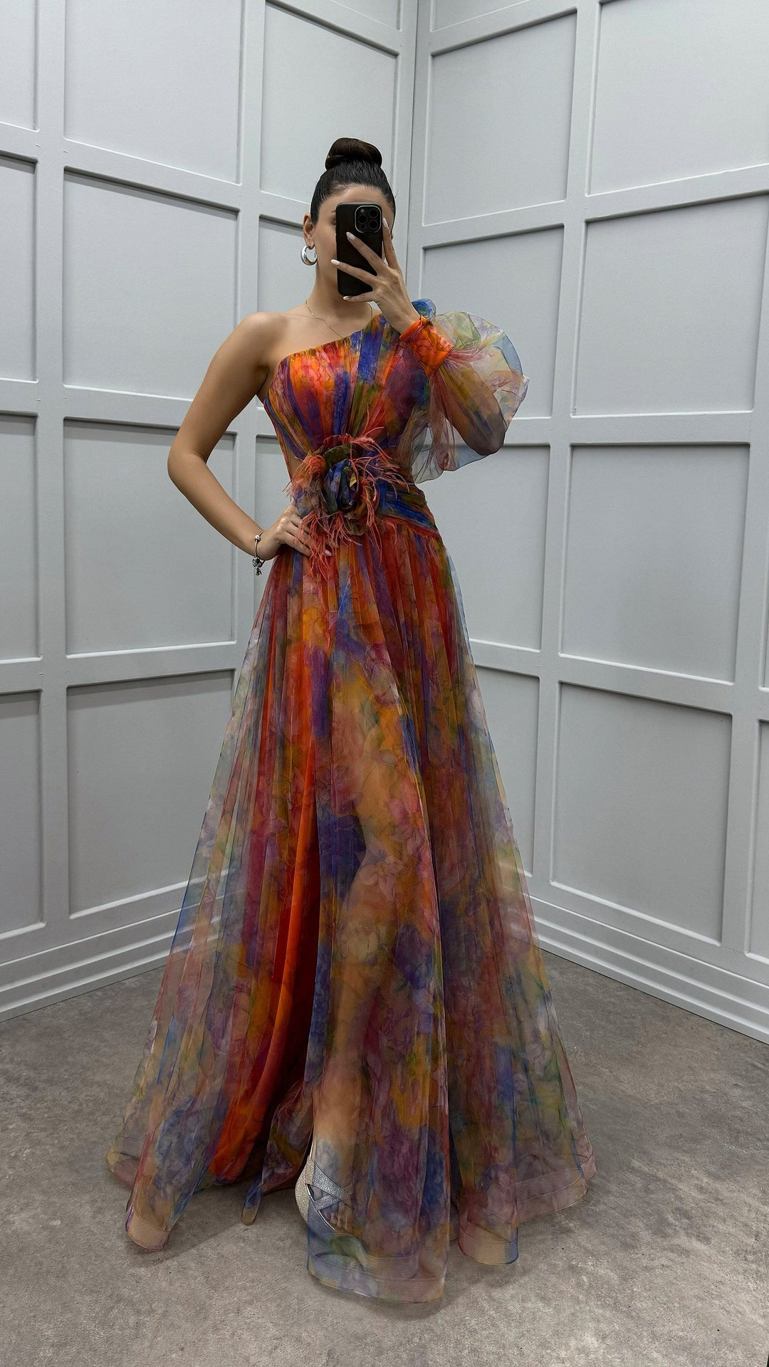 La Scintilla | Jurk Elegante Bloemen