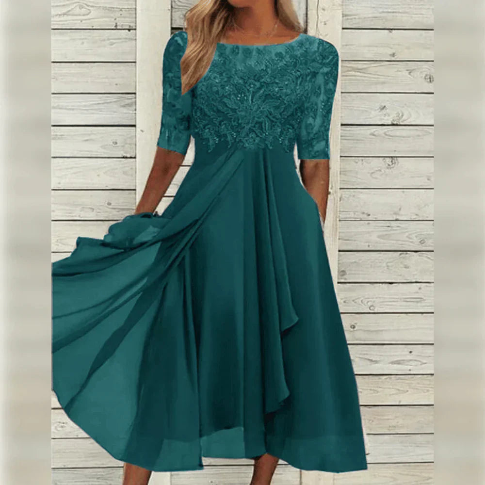 La Scintilla | Jurk Elegantie Kant Léa