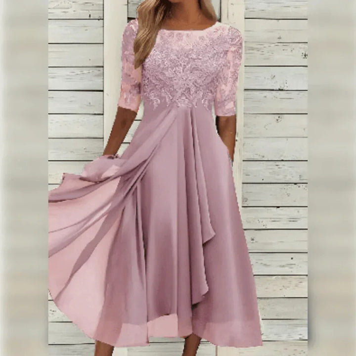 La Scintilla | Jurk Elegantie Kant Léa