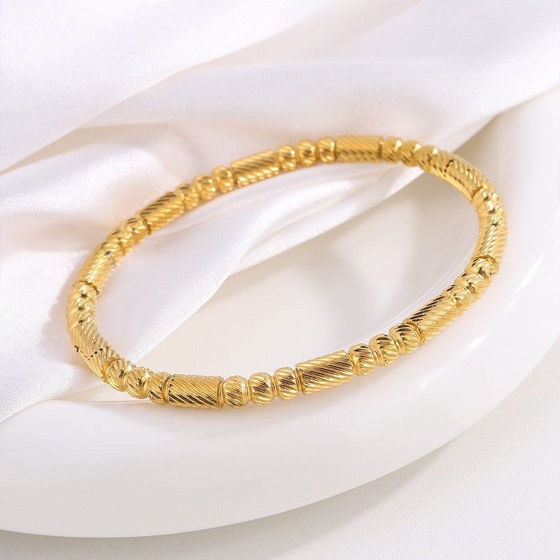 Elegante Isavetta Bruni armband in goud