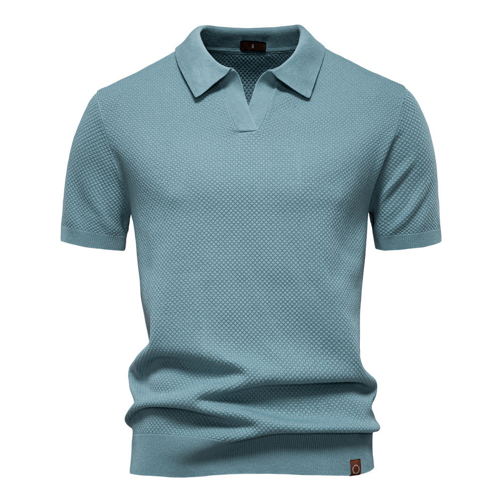 Ulrich – Gestructureerde Poloshirt