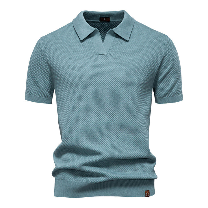 Ulrich – Gestructureerde Poloshirt