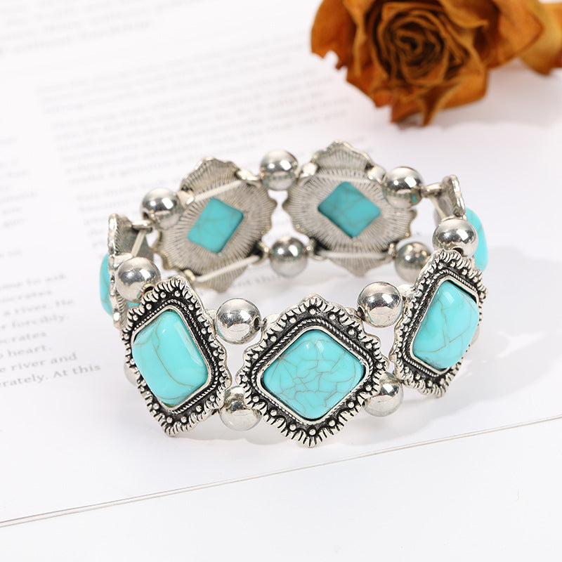 De Stretch Armband "Nomade Concho"