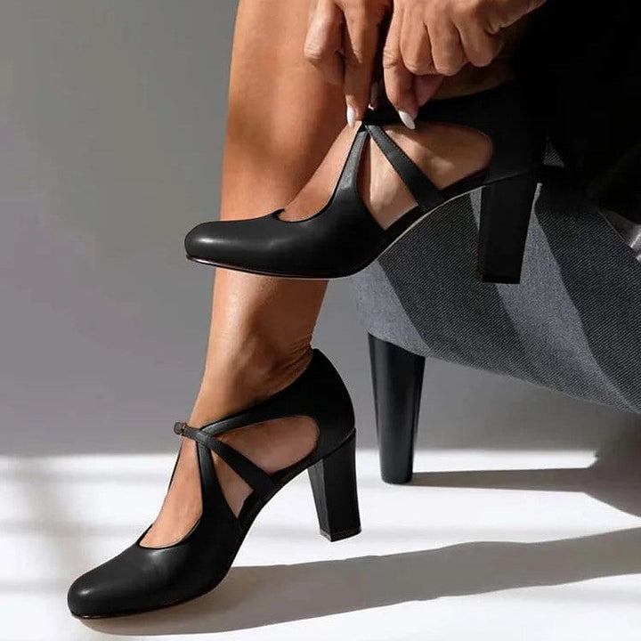 Camille | Elegante Leren Hakken