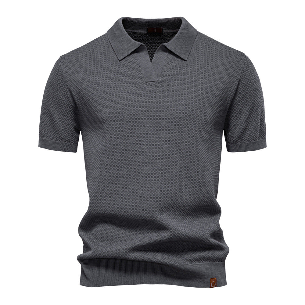 Ulrich – Gestructureerde Poloshirt